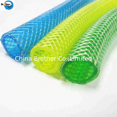 China Flexible Fiber Braided Reinforced PVC Garden Pipe Plant Flexible PVC Garden Hose for Water Irrigation supplier