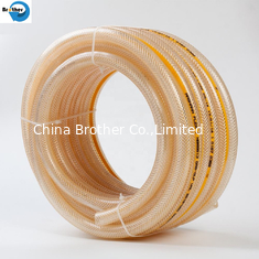 China Clear Plastic Vinyl Tubing Fiber Reinforced Braided PVC Tube Pipe Hose for Water Transfer supplier
