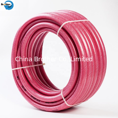 China Clear Plastic Vinyl Tubing Fiber Braided Reinforced PVC Tube Pipe Hose for Water Transfer supplier
