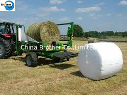 China 120gsm Moisture Proof Polypropylene Hay Bale Sleeves Fabric Roll For Packing supplier