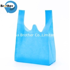 China High Quality Customized Reusable Eco-Friendly Non Woven Vest Bags W Cut T Shirt Non Woven Bags for Shopping supplier