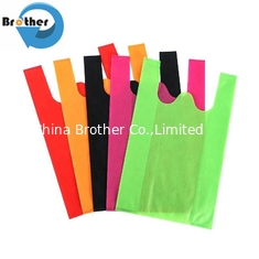 China Free Stock Samples PP Non Woven T-Shirt Tote Eco Friendly Degradable Promotional Shopping Bag Non Woven Bags supplier