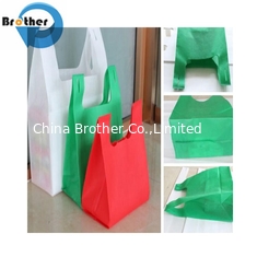China Printed Grocery Gift Tote T Shirt Carry Tote Eco Friendly PP Non Woven Polypropylene Shopping Bags for Promotion supplier