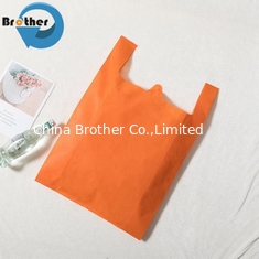 China Wholesale W Cut T Shirt Vest D Cut PP Non Woven Canvas Cotton Nylon Polyester Drawstring Supermarket supplier