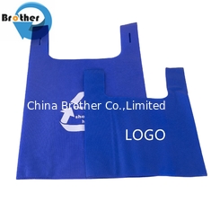 China Custom Recycle PP Spunbond Nonwoven Vest Eco Shopping T-Shirt Bag supplier