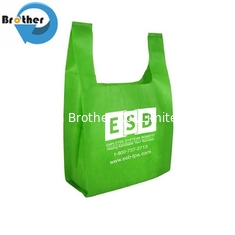China Multicolor Customized D W U Cut Foldable Reusable Non Woven T-Shirt Bag for Shopping Packing supplier