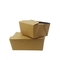 Factory Takeaway Fast Food Boxes Container Cardboard Eco Friendly Paper Containers Kraft Paper Box Food supplier