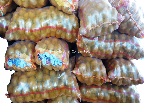 25KG 50KG Reusable Polyethylene Woven Bags For Packing Potatoes OEM / ODM supplier