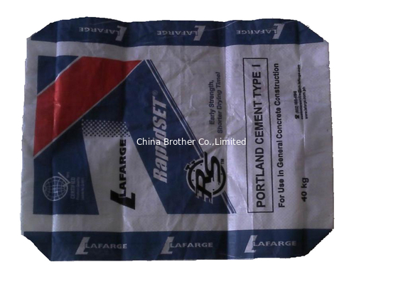 Gravure Printing Laminated Bopp Woven PP Sacks , Woven Polypropylene Rice Bags supplier