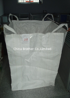 Durable Solid Polypropylene Jumbo Bags For Sand Or Cement Packaging supplier