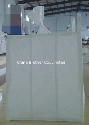 SGS Approval Cross Corner FIBC Jumbo Bags , Circular PP Big Bags Sack supplier