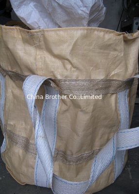 1.5 Tons 4 Panel Baffle FIBC Jumbo Bags bulk sacks For Loading Custom Color supplier