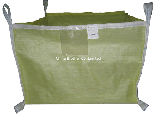 Custom Virgin PP FIBC Jumbo Bags , Jumbo Big Bag 500KG - 3000KG Capacity supplier