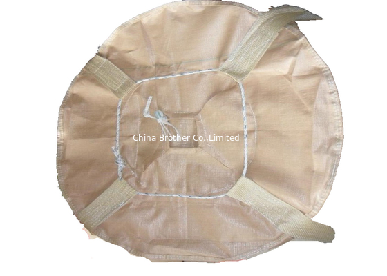 Recycled 1000kg PP Flexible Bulk Container / Jumbo Sack Bags With 4 Sling Loops supplier