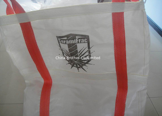 Industrial Flexible Intermediate Bulk Container Bags With Cross Corner Loops supplier