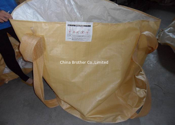 Industrial Flexible Intermediate Bulk Container Bags With Cross Corner Loops supplier