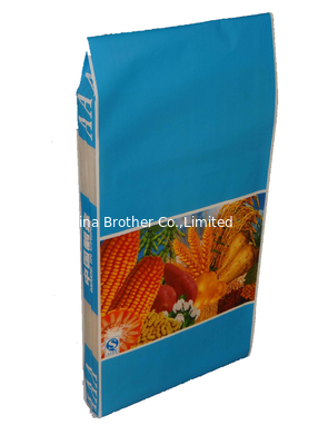 10Kg PP Laminated Rice Packaging Bag , PP Woven Sack Bags for Fertilizer supplier