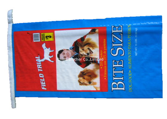 Anti Slip Surface Woven Polypropylene Feed Bags Printed Feed Sacks With Top Hemming supplier