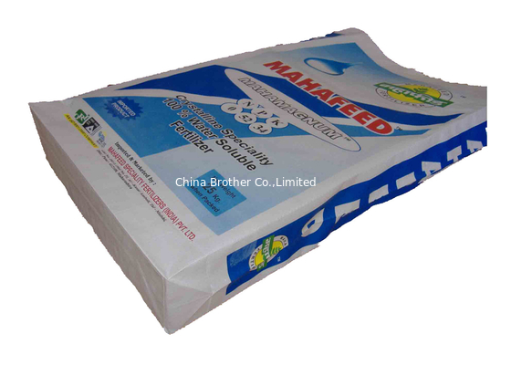Laminated PP Woven Fertilizer Packaging Bags 25 Kg Double Stitching Custom Printed supplier