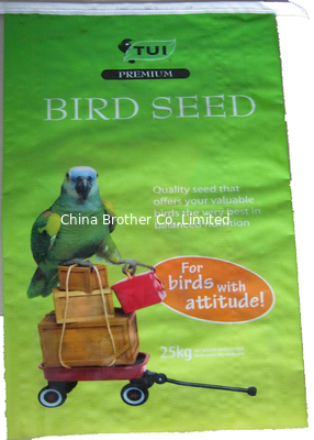 PP Woven Seed Packing Bag with Square Bottom 10KG / 25KG / 50KG / 100KG supplier