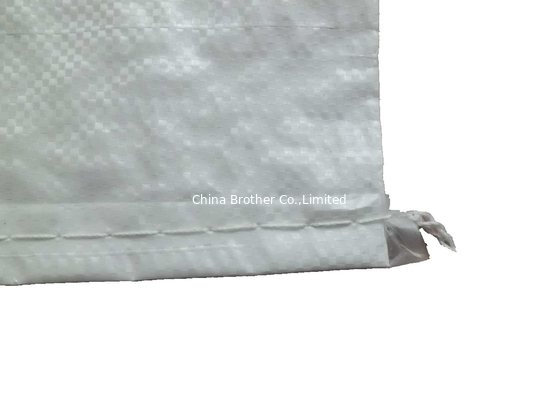 25KG PE Woven Bag For Sand / Feed / Seed / Cement Packaging Recyclable supplier