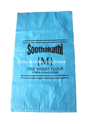 Multi Color Printed Flour Packaging Bags , Woven Polypropylene Flour Packing Bags supplier