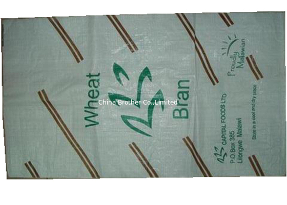 Custom Printed PP Woven Bags for Wheat Packing supplier