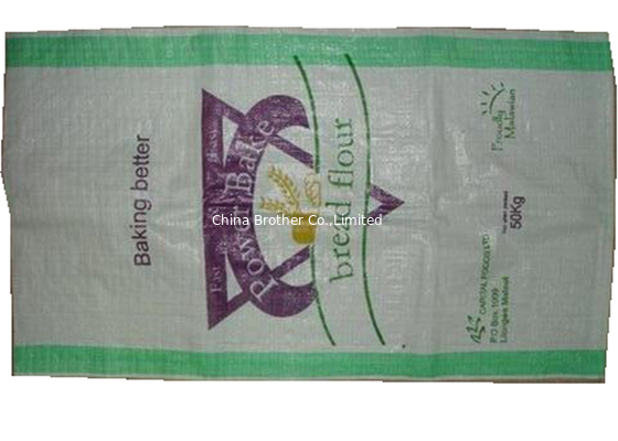 Laminated PP Woven Sack Bags For Flour / Rice / Sugar / Salt / Potato Packaging supplier