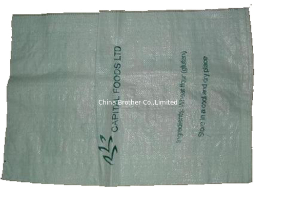 Custom Printed PP Woven Bags for Wheat Packing supplier