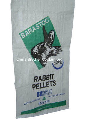 High Strength 50kgs PP Woven Sugar Bag , Large Snack Food Packaging Bags supplier