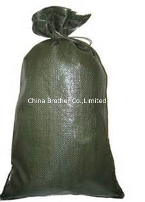 White Empty Polypropylene Sandbags , Heavy Duty Plastic Bags For Sand Packing supplier