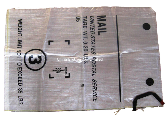 High Strength PP Woven Courier Packing Bags / Postal Packaging Bags Reusable supplier