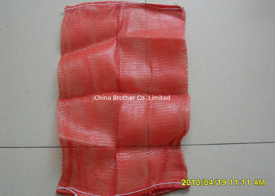 Agriculture Drawstring Poly Mesh Bags For Produce , Polypropylene Mesh Packing Bags supplier