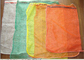 Custom Plastic PP Woven Mesh Fruit And Vegetable Bags , Reusable Mesh Produce Bags supplier