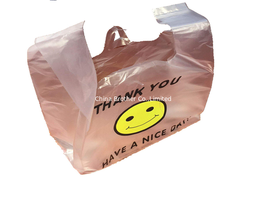 Custom Printed Plastic Merchandise Bags Eco Friendly supplier