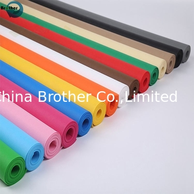 Custom price d cut shopping bag fabric material polypropylene spunbond non woven fabric rolls supplier