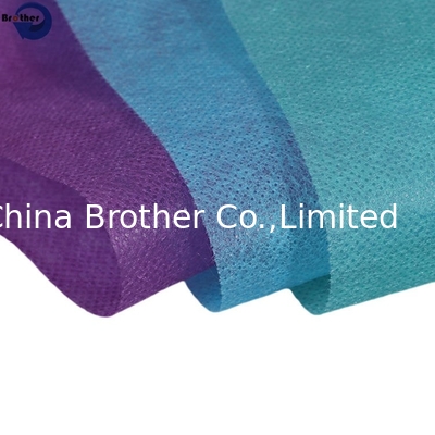 Fleece non-woven ice silk fabric felt ribbon polyester 100% cotton fabric cloth roll supplier