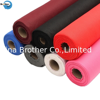 Quality First Colorful 100 Polyester Spunbond Non Woven Fabric for bag supplier