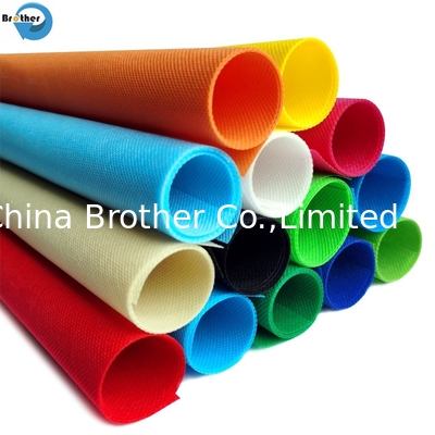 Golden Yellow and Red Premium Non Woven Fabric Rolls supplier