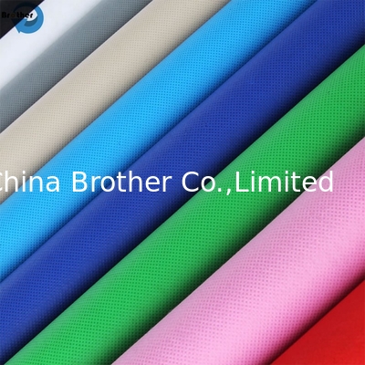 Golden Yellow and Red Premium Non Woven Fabric Rolls supplier