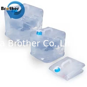 Cheap Price 10L 20L Plastic Cubitainer Bag Good Seal No Leak Foldable Jerry Can with Holes Tap for Storage Without Handle supplier