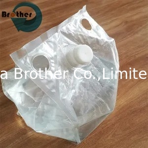 Foldable 5-20L Aseptic Plastic Cubitainer Lid Chemical Liquid Soy Sauce Sake Medical Gel Formalin Storage Medical Kitchen Use supplier