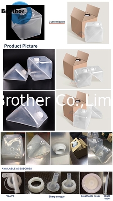 LDPE Soft Bag 10L Adblue Packaging with Nozzle supplier