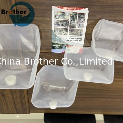 Folding Bucket Liquid Container with Handle Soft Collapsible Plastic LDPE Outdoor Goods Never Leaking 5L~ 20L Cube Seal Cap supplier