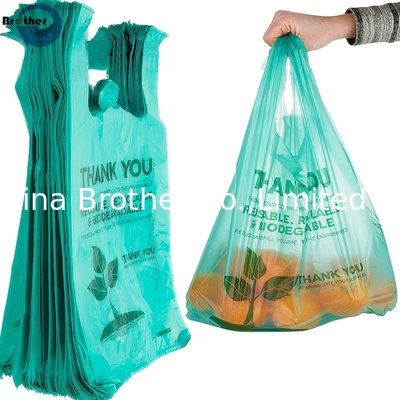 Custom Printed Plastic Sack Poly Carrier Bag T Shirt Bag supplier