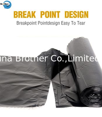 Custom Colored Disposable Plastic Trash Bag Garbage Bags on Roll