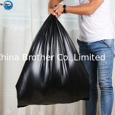 Disposable Black Garbage Bags Construction 30 Gallon Trash Bags for 100% Biodegradable Garbage Plastic Bag