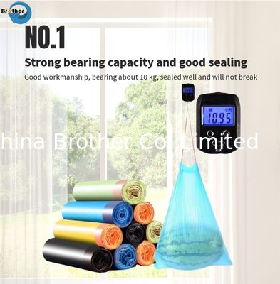 Plastic Household Tall Kitchen Trash Bag Drawstring Garbage Bag