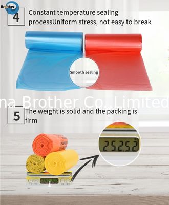 Plastic Household Tall Kitchen Trash Bag Drawstring Garbage Bag