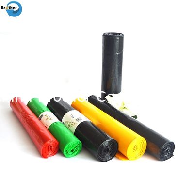 Wholesale HDPE Disposable Plastic Garbage Bag on Roll Color Customized Size Customized